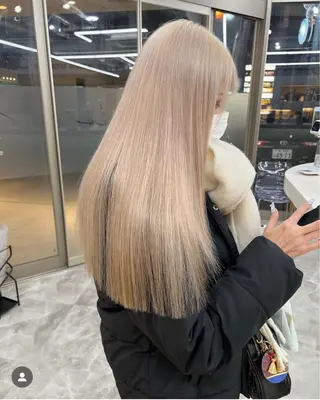 ロング カラー 色落ちまで可愛い🧚 心斎橋hikaruのヘアスタイル