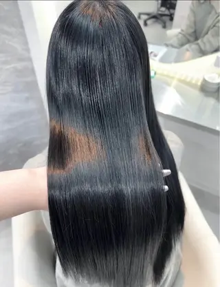 ロング カラー 💎あおい💎大宮/ 艶髪/ワンカラー🫧のヘアスタイル