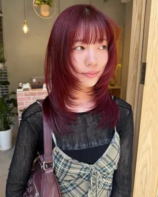ロング カラー 梅田デザインカラー 🌈🏆ヒノキのヘアスタイル