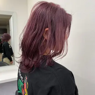 ミディアム カラー ヘアアレンジ 💞あざと可愛い💞 児玉大地のヘアスタイル