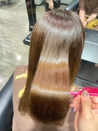 セミロング 金尾 揺のヘアスタイル