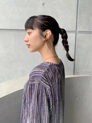 ミディアム 似合わせヘア✔️ 店長 オオキアキヒロのヘアスタイル