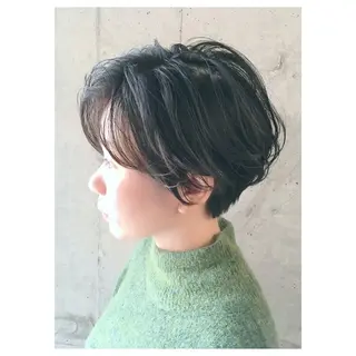 ショート カラー パーマ ヘアアレンジ メンズ キッズ TopStylist ✂︎ YUKAのヘアスタイル