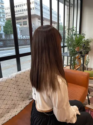 ロング 上島 未緒のヘアスタイル