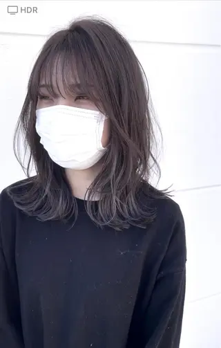ミディアム カラー クドウレイ fifth神南のヘアスタイル