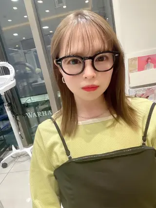 セミロング ♡大人カワイイ hair♡徳井はやとのヘアスタイル