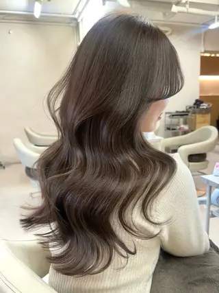 ロング カラー 韓国ヘア🦢🖤 Sayumiのヘアスタイル
