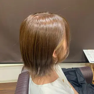 ミディアム SOUPLE 土谷優乃のヘアスタイル