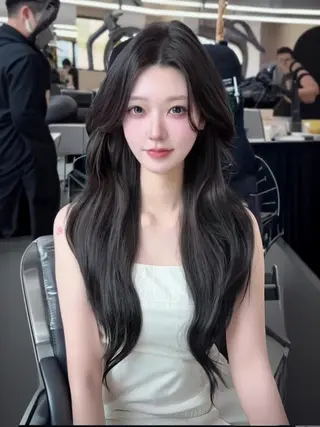 ロング 韓国特化エクステ BIZEharuのヘアスタイル