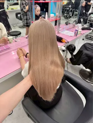 ロング カラー ヘアアレンジ 🧸ミルクティー特化 🧸MASAKIのヘアスタイル