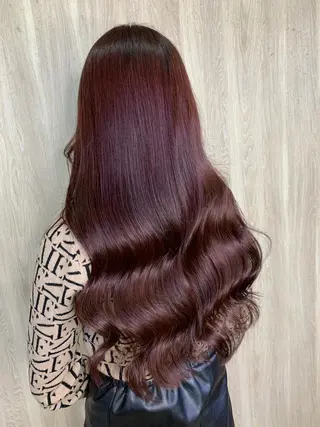 ロング カラー ヘアアレンジ RYOSUKE ハイトーンのヘアスタイル