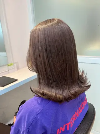 ミディアム カラー ブリーチカラー 🩵MIZUKIのヘアスタイル