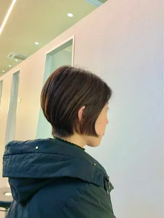 ショート カラー 中尾 文哉のヘアスタイル