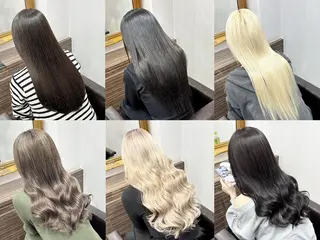 ロング カラー ヘアアレンジ LIP 大阪本店 エクステ MISAのヘアスタイル
