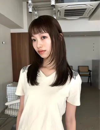 ミディアム risa 。のヘアスタイル