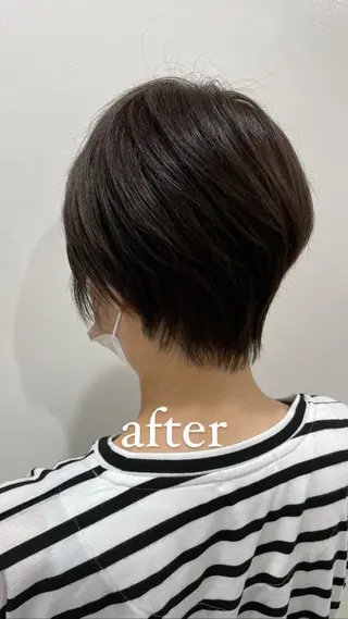 ショート カラー 過去一の柔髪ヘア 🌿einshairのヘアスタイル