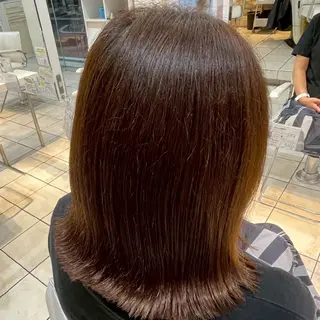 セミロング カラー 透明感カラー×美眉 🎀大西みゆう🎀のヘアスタイル