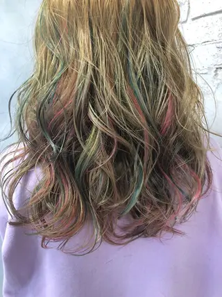 ロング カラー welring hair salonのヘアスタイル