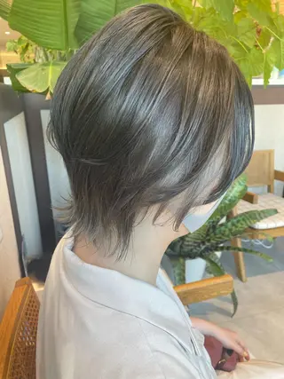 ミディアム カラー 高木 櫻のヘアスタイル