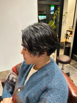 ショート メンズ 藤野 拳登のヘアスタイル