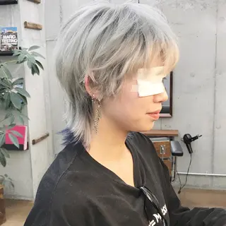 ショート カラー ✂︎ウルフ・ショート ✂︎MIKUNIのヘアスタイル