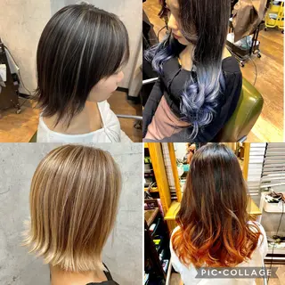ミディアム カラー 松井 敬太郎のヘアスタイル