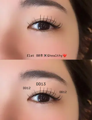 マツエク・マツパ eyelash Anmut Lunaのマツエク・マツパデザイン