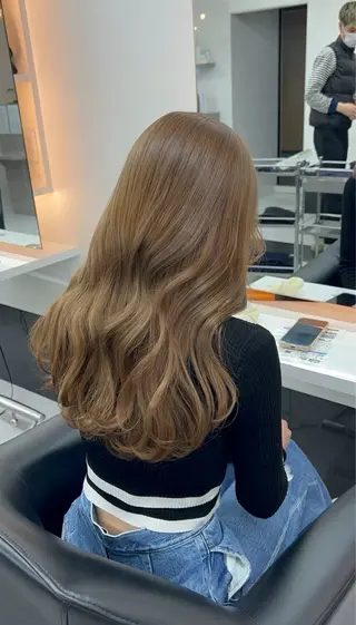 ロング カラー 【ALEAP】 𝐇𝐀𝐊𝐔のヘアスタイル
