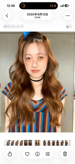 カラー 🪺透明感カラー/ 暖色/カエデ🪺のヘアスタイル