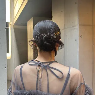 ロング ヘアアレンジ 〖❁ちひろ| LEONID❁〗のヘアスタイル