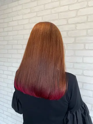 ロング カラー THETAふじみ野 野宮のヘアスタイル