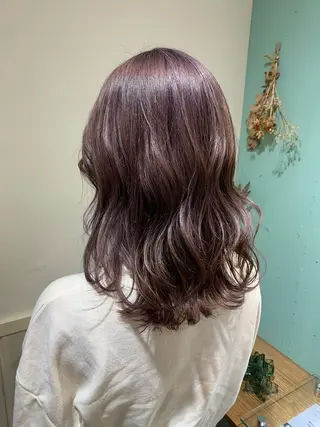 ミディアム カラー 💖クボ モモ💖のヘアスタイル