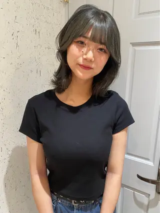 ミディアム カラー mai / linoah˚✧のヘアスタイル