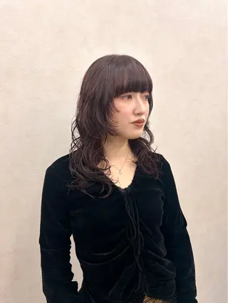 ミディアム カラー 🌷横浜/レイヤー /艶カラー🌷のヘアスタイル