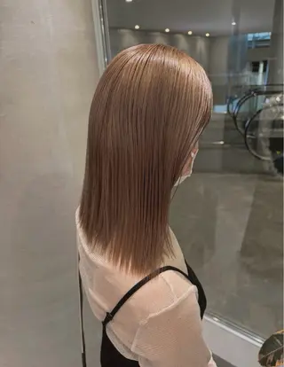 ミディアム 佐藤彩野/艶カラー /透明感カラー🥣のヘアスタイル