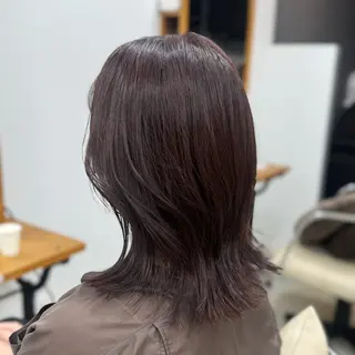 ミディアム カラー 田島拓海 ボブカットのヘアスタイル