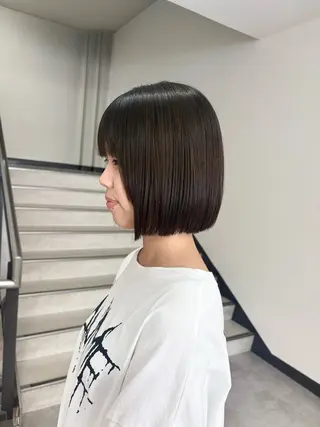 ショート 🌷【暖色艶カラー】 shiori🌷のヘアスタイル