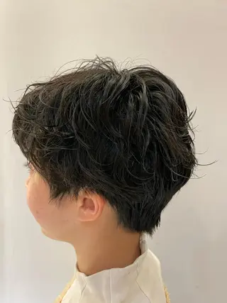 ショート パーマ 林 季香のヘアスタイル