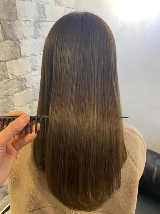 ミディアム カラー ヘアアレンジ 髪質改善✨ 小田拓弥のヘアスタイル