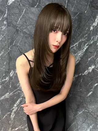 ロング ダメージレス縮毛矯正 髪質改善【美冴】のヘアスタイル