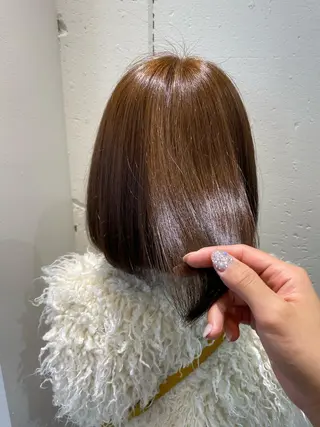 ショート 似合わせレイヤー 阿波座/ふじむらのヘアスタイル