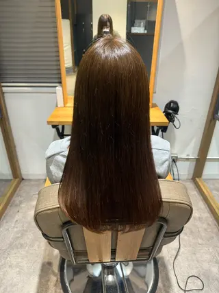ロング 渡辺 夢吏のヘアスタイル