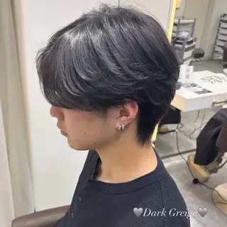 カラー メンズ 艶髪カラー・縮毛矯正 ・レイヤーAsunaのヘアスタイル