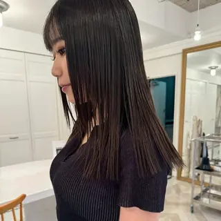 ミディアム 升方 楓のヘアスタイル
