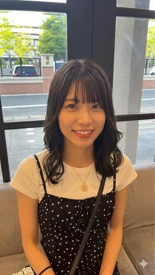ミディアム カラー haruna🌼 暖色♡透明感カラー♡のヘアスタイル