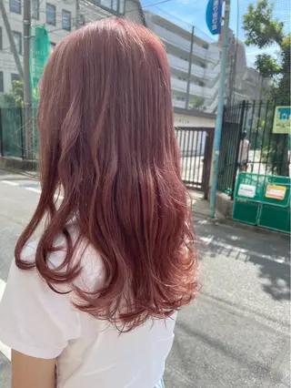 セミロング ハイトーンカラー🩵 耳ツボジュエリー👂のその他イメージ