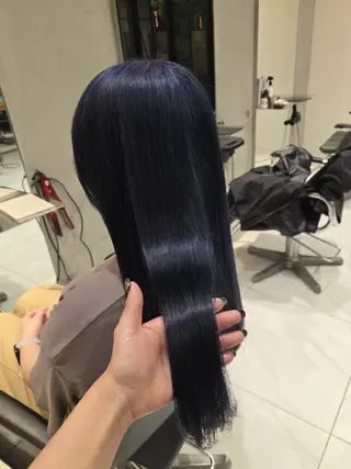 ロング カラー RUA💜‪ ボブカット💜のヘアスタイル