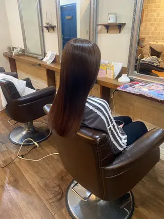 ロング 肥田 夕蘭のヘアスタイル