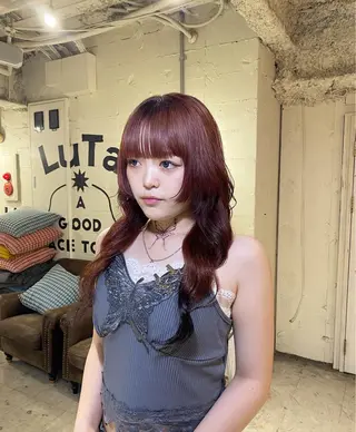 ロング カラー 透明感うる艶カラー ¦コユキ🫧💞のヘアスタイル
