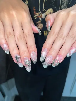 ネイル うの 韓国ﾈｲﾙ໒꒱⋆⭒˚のネイルデザイン